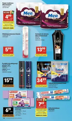 Pogląd oferty "Delikatesy Centrum gazetka" - ważna od 07.05.2026 | Strona: 36 | Produkty: Papier toaletowy, Delikatesy, Płatki, Finish