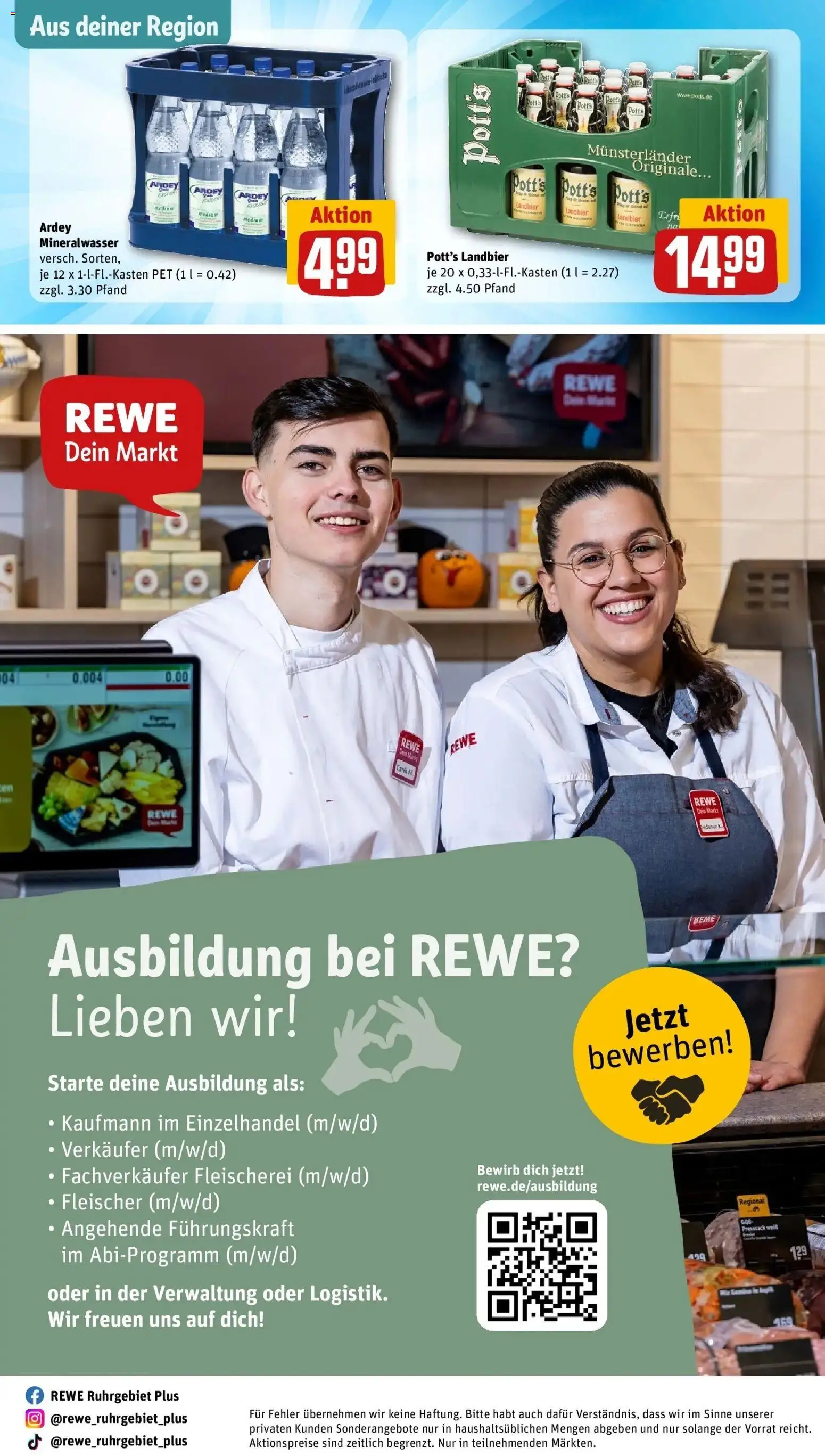 REWE Prospekt ab 28.09.2026 zum Blättern » Angebote | Seite: 39 | Produkte: Mineralwasser