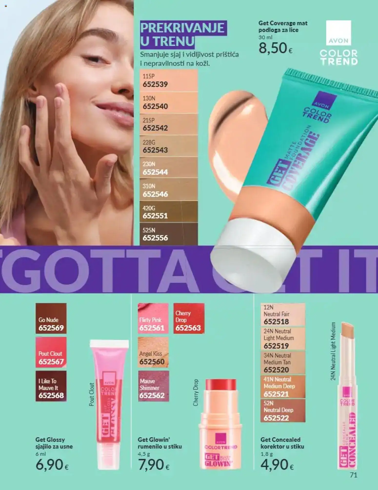 Avon katalog | vrijedi od 01.09.2026 | Stranica: 71