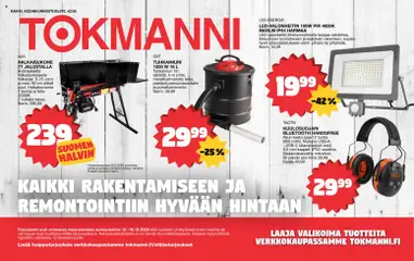 Tokmanni-mainoslehti voimassa 12/10/2026 alkaen