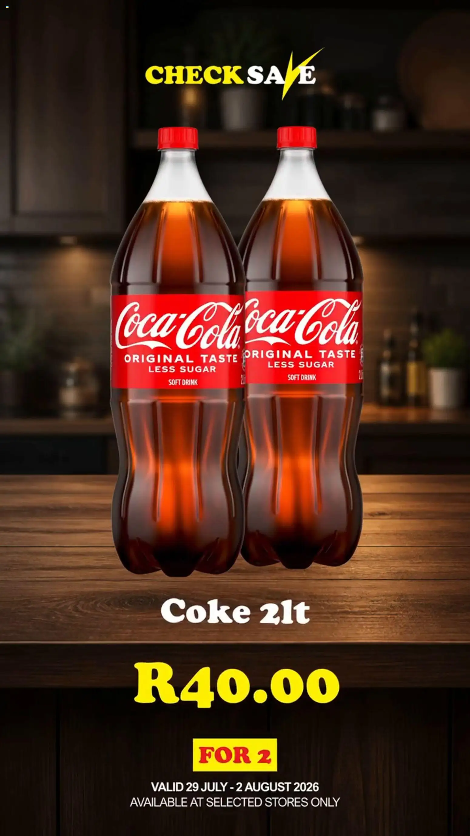 New Check Save catalogue – valid from 29/07/2026 | Page: 4 | Products: Coke, Sugar