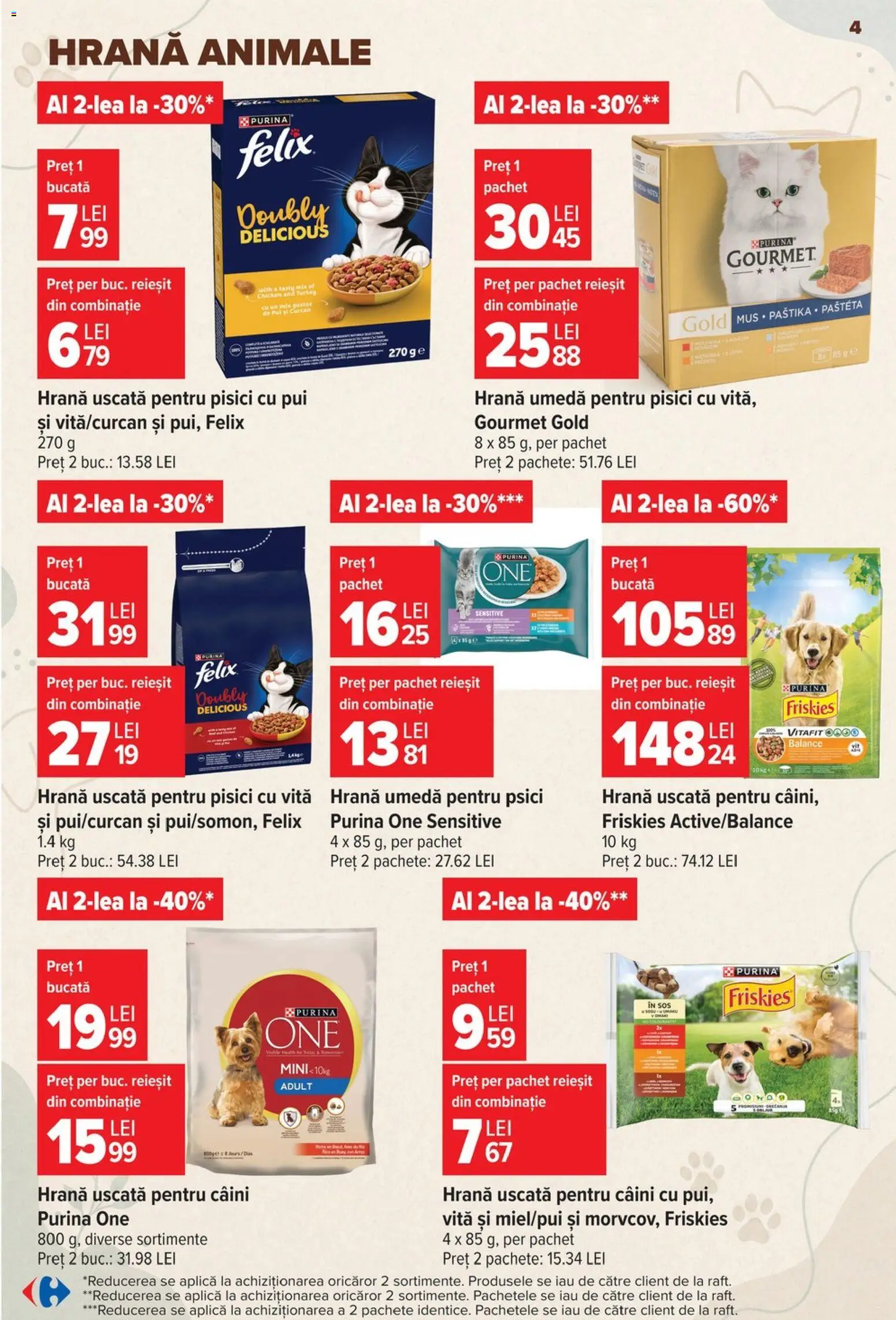 Noul catalog Carrefour – valabil de la 23.09.2026 | Pagină: 4 | Produse: Vită, Aplică, Pui, Sos