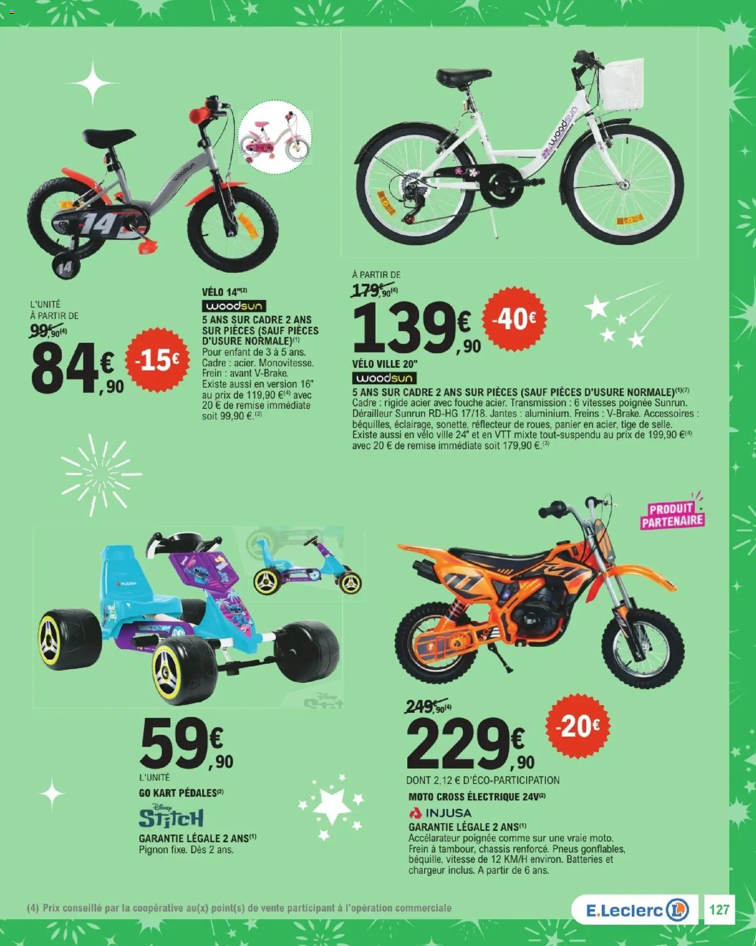 {H1} | Page: 127 | Produits: Vélo, Pneus, Panier, Cadre
