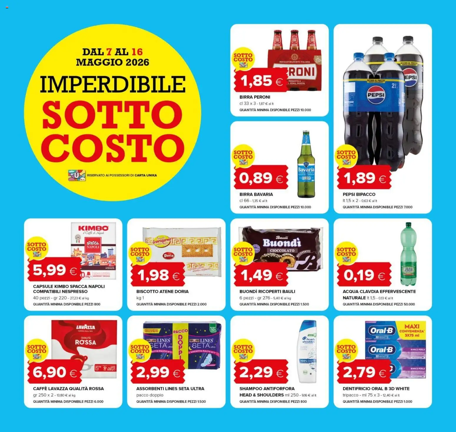 Volantino Tigre del 07.05.2026 | Pagina: 3 | Prodotti: Shampoo, Caffè, Cioccolato, Dentifricio