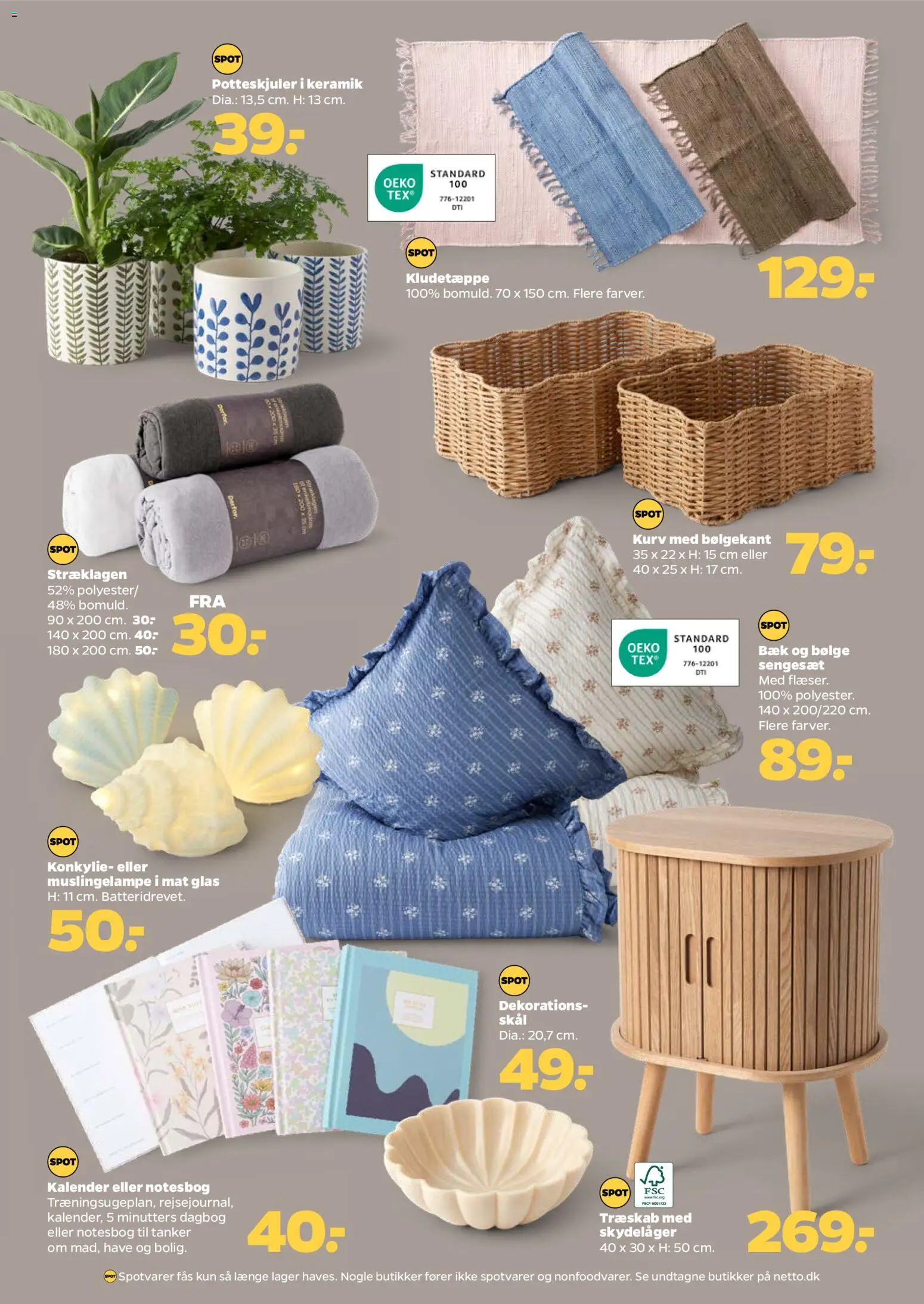 Netto tilbudsavis – gyldig fra 08.05.2026 | Side: 28 | Produkter: Kurv, Sengesæt