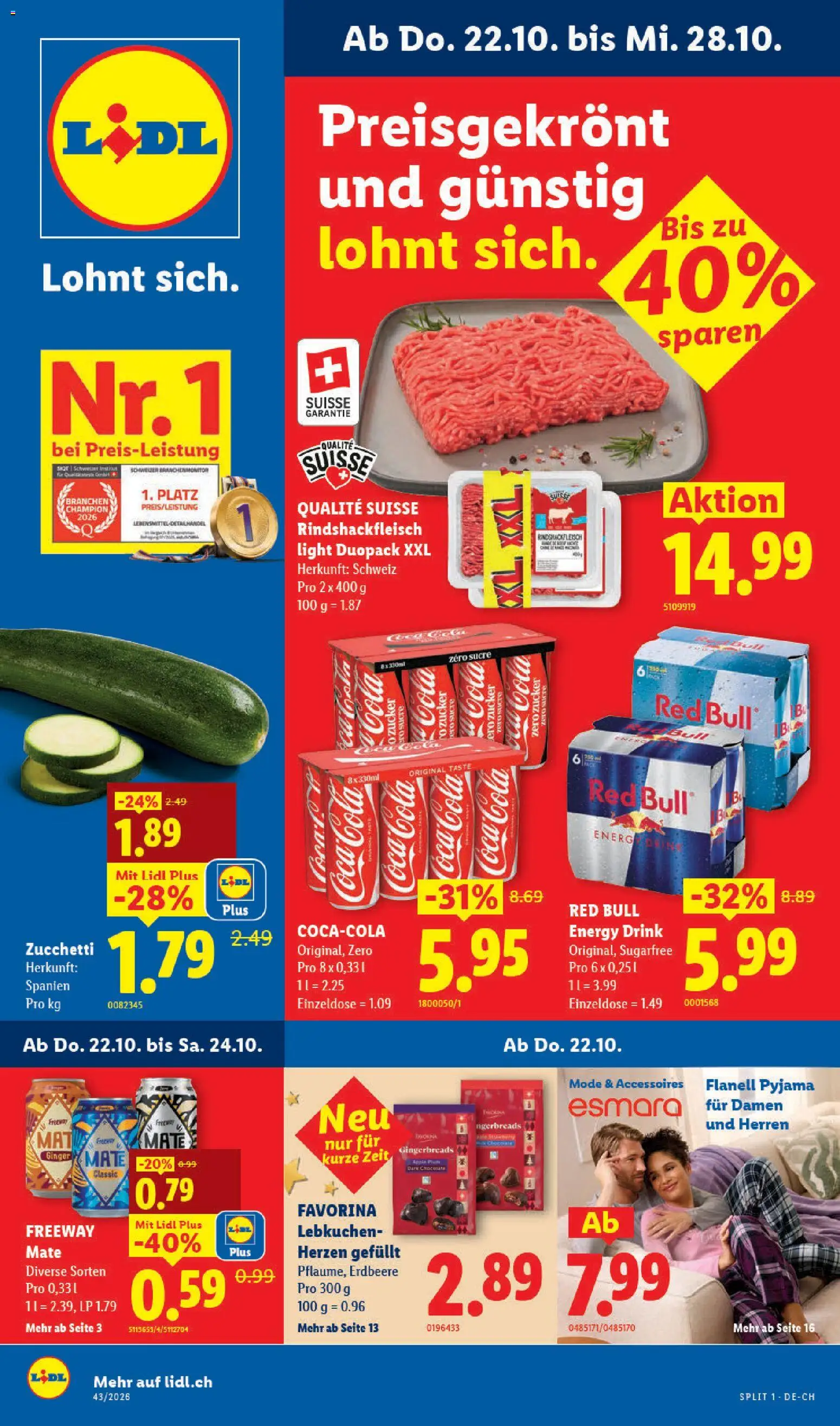 Lidl aktionen – gültig ab 22.10.2026 | Seite: 1