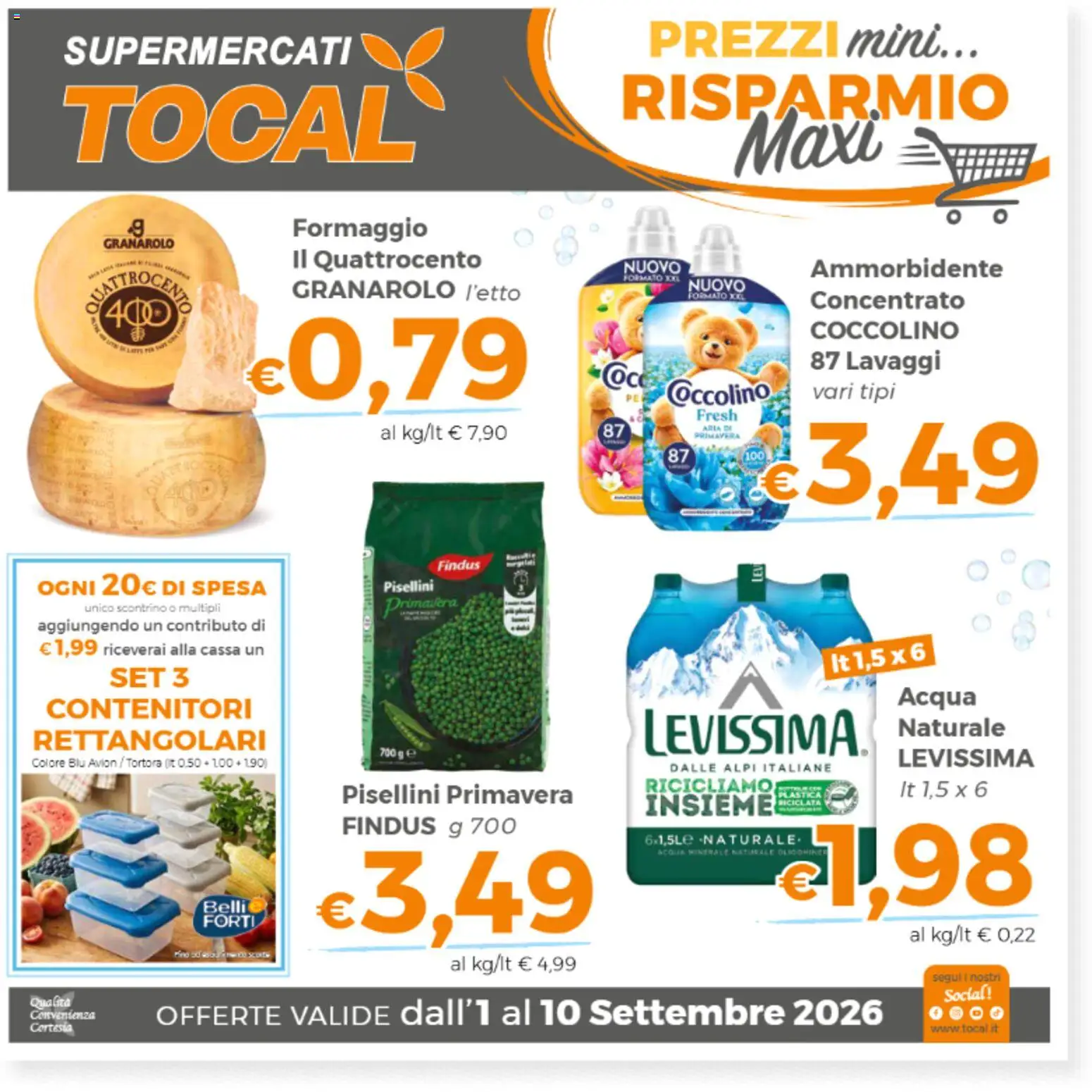 Volantino Tocal del 01/09/2026 | Pagina: 1
