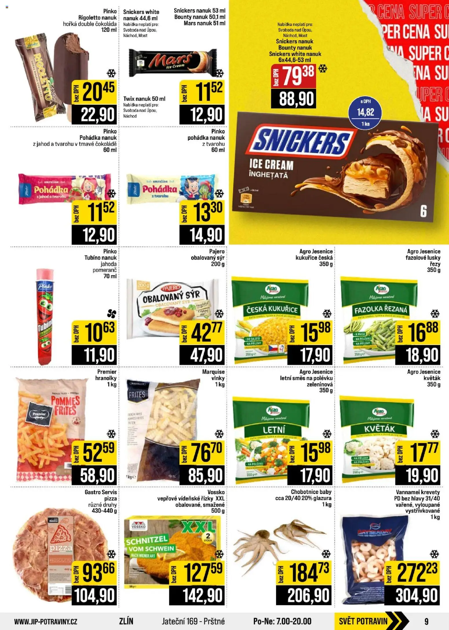 Jip leták - Cash & Carry od 19.08.2026 | Strana: 9 | Produkty: Čokoláda, Mošt, Řízky, Chobotnice