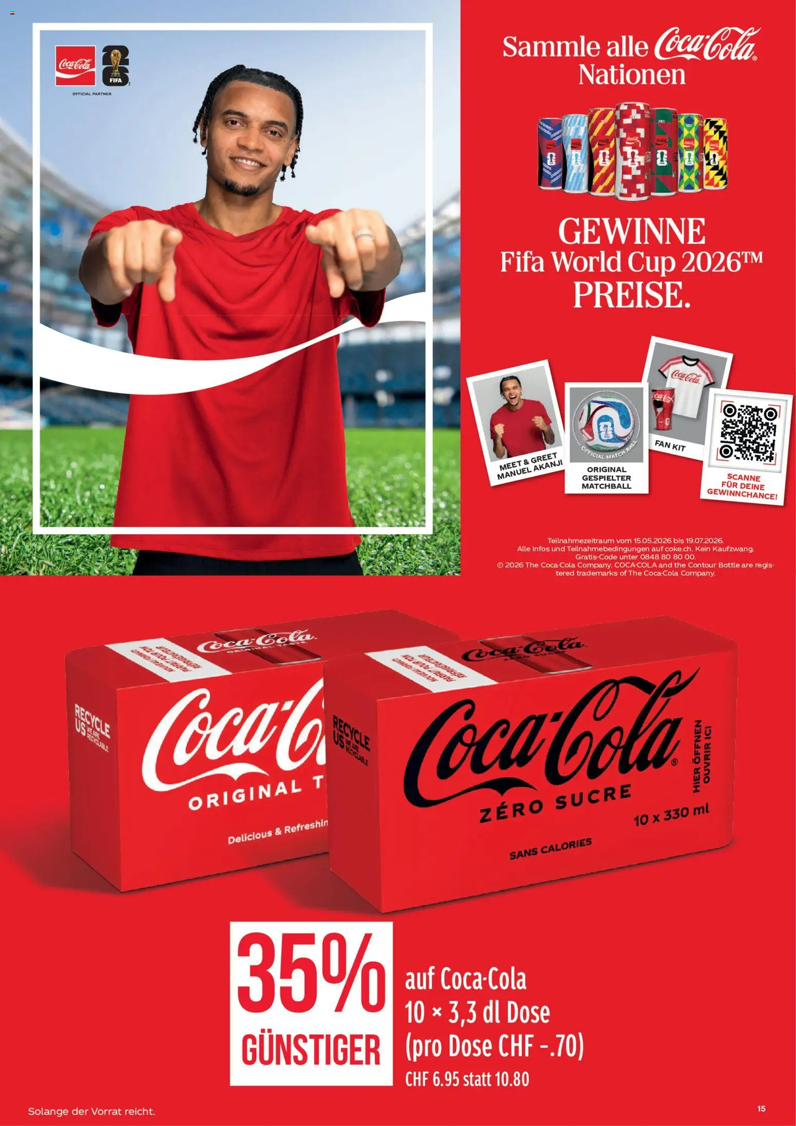 SPAR - SPAR Handels AG – gültig ab 02.07.2026 | Seite: 15 | Produkte: Coca Cola