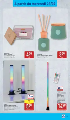 Aldi - Prévisualisation de Aldi catalogue valide à partir de 22/09/2026 | Page: 43 | Produits: Parfums, Parfum, Diffuseur, Télécommande