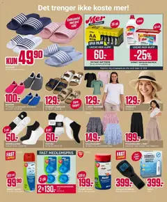 Forhåndsvisning av Europris kundeavis gyldig fra 26.05.2026 | Side: 8 | Produkter: Sandaler, Slippers, Сантехнічне кріплення, Витяжний вентилятор