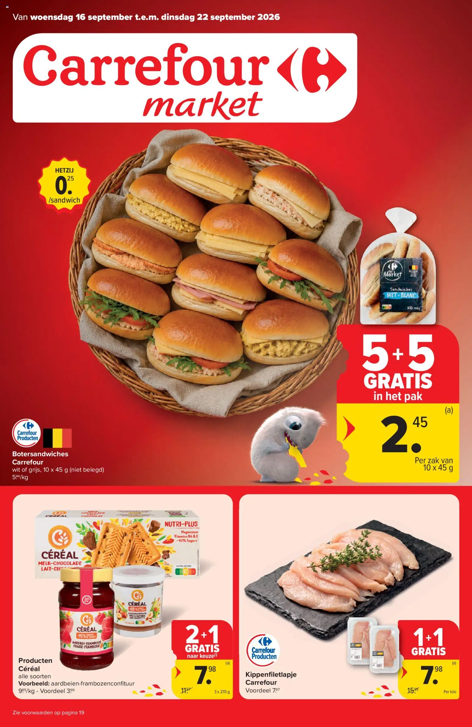 Carrefour Market Woensdag 16 September