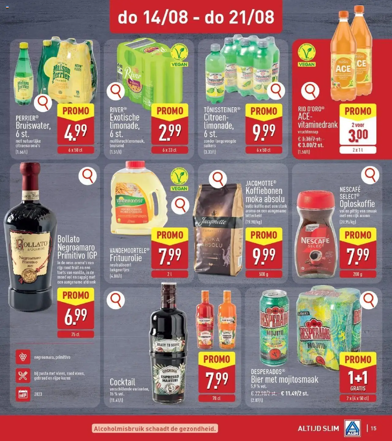 {H1} | Pagina: 15 | Producten: Limonade, Oploskoffie, Citroen, Koffie