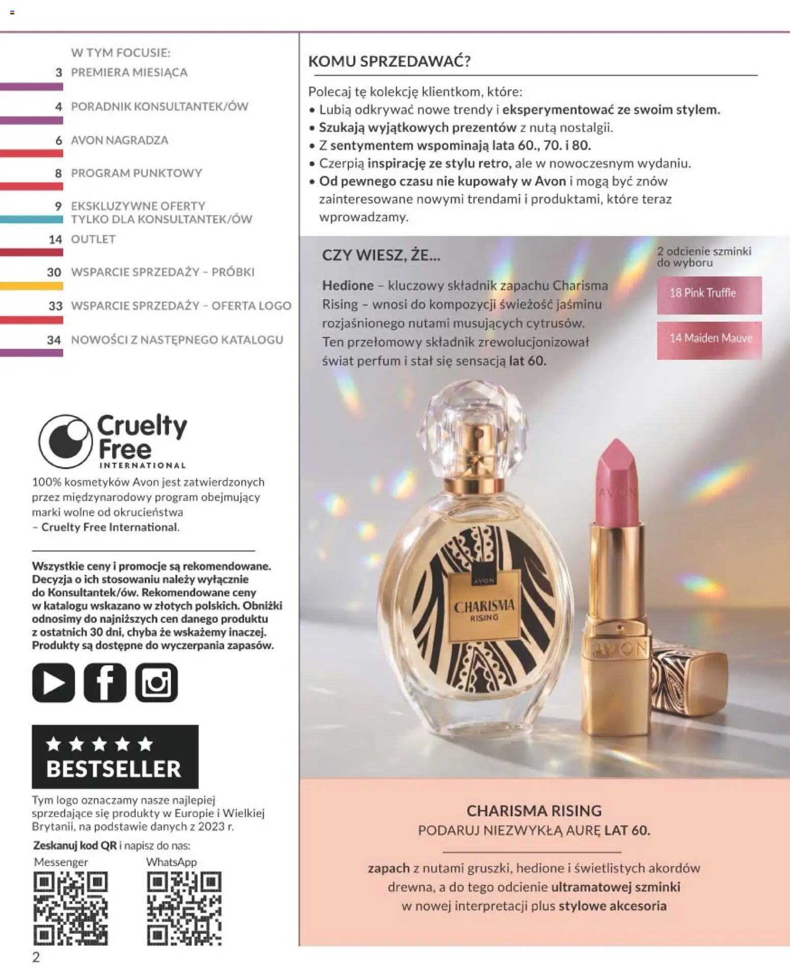 Avon Katalog Focus 11 2026 od 31.10.2026 | Strona: 2 | Produkty: Zapach