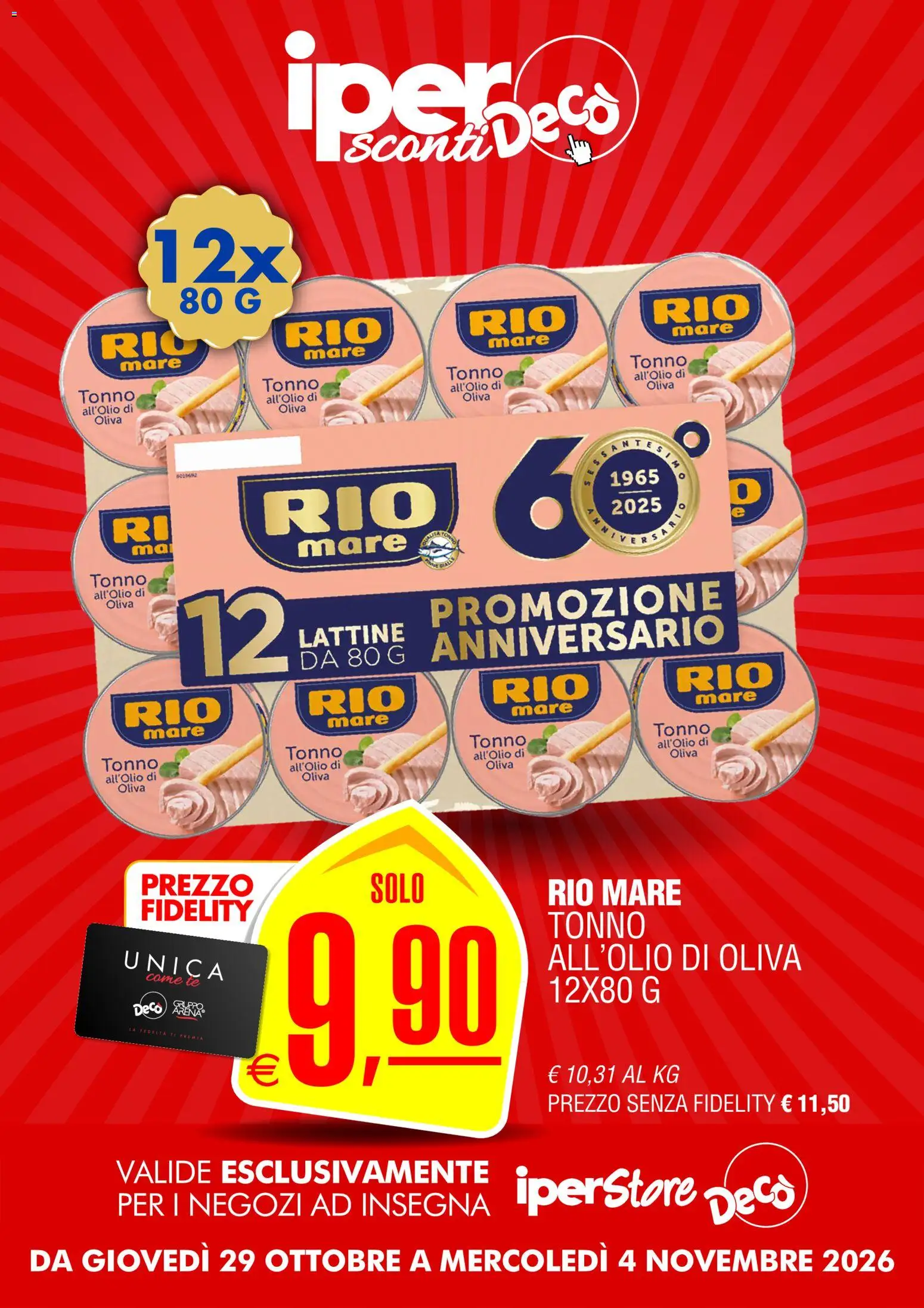 Volantino Decò del 29/10/2026 | Pagina: 6