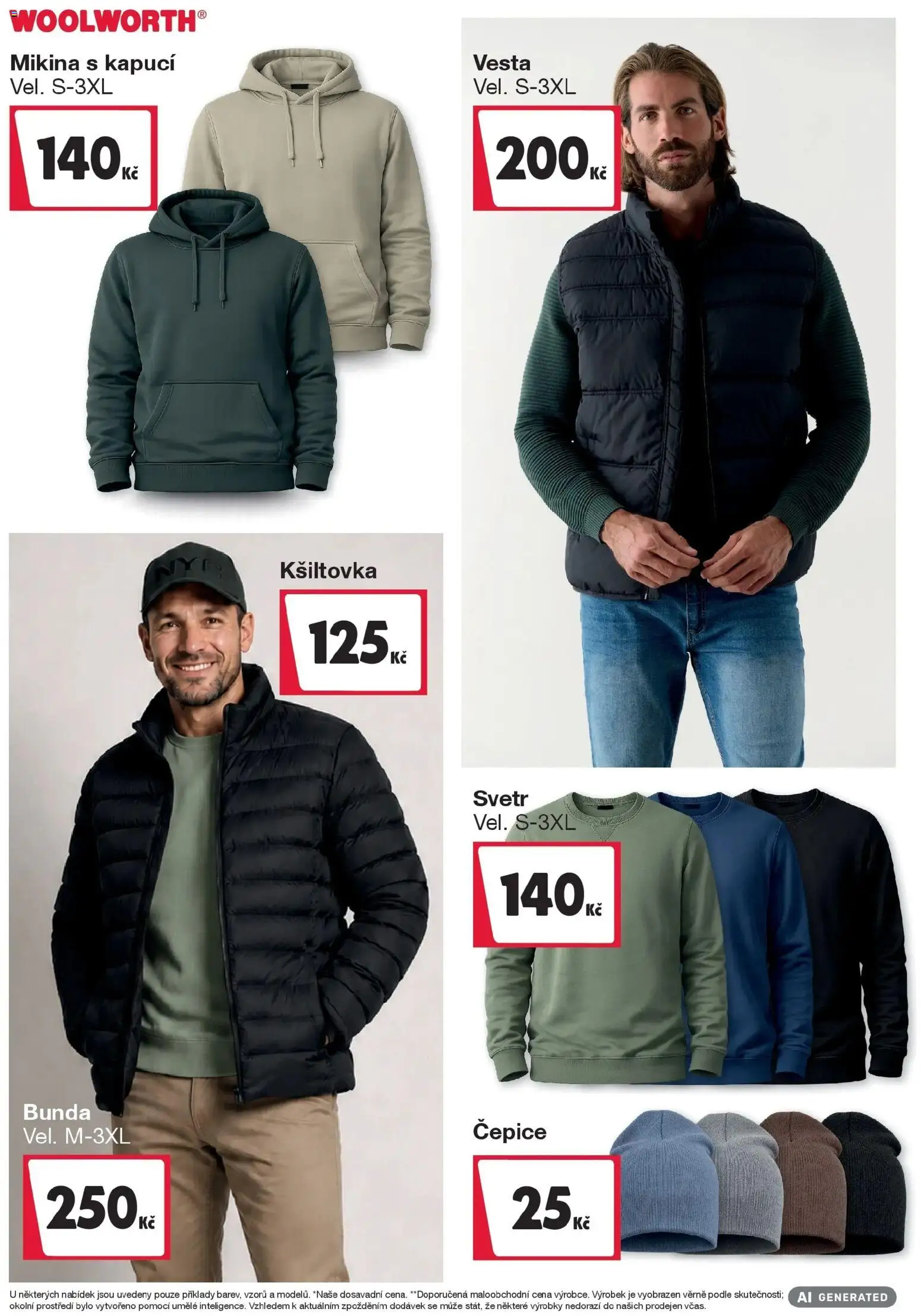 Woolworth leták - Trebic od 11.09.2026 - akční nabídka | Strana: 9 | Produkty: Svetr, Mikina, Vesta, Čepice