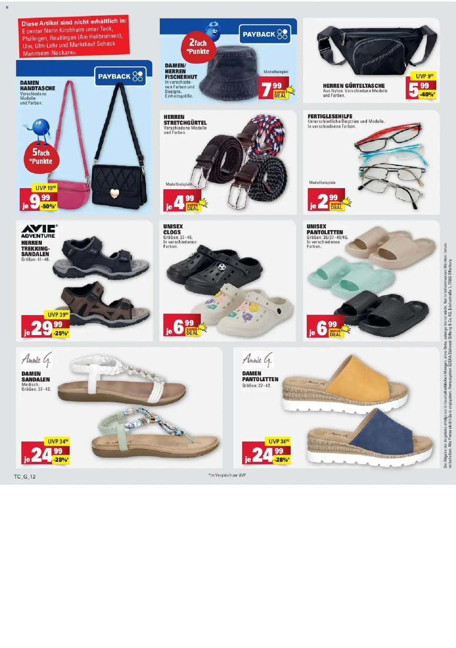 Edeka prospekt Wörth Am Rhein	 – gültig ab 04.05.2026 | Seite: 87 | Produkte: Sandalen, Handtasche