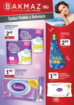 Bakmaz Tjedan Violete - Pregled kataloga iz trgovine Bakmaz, vrijedi od 21.09.2026