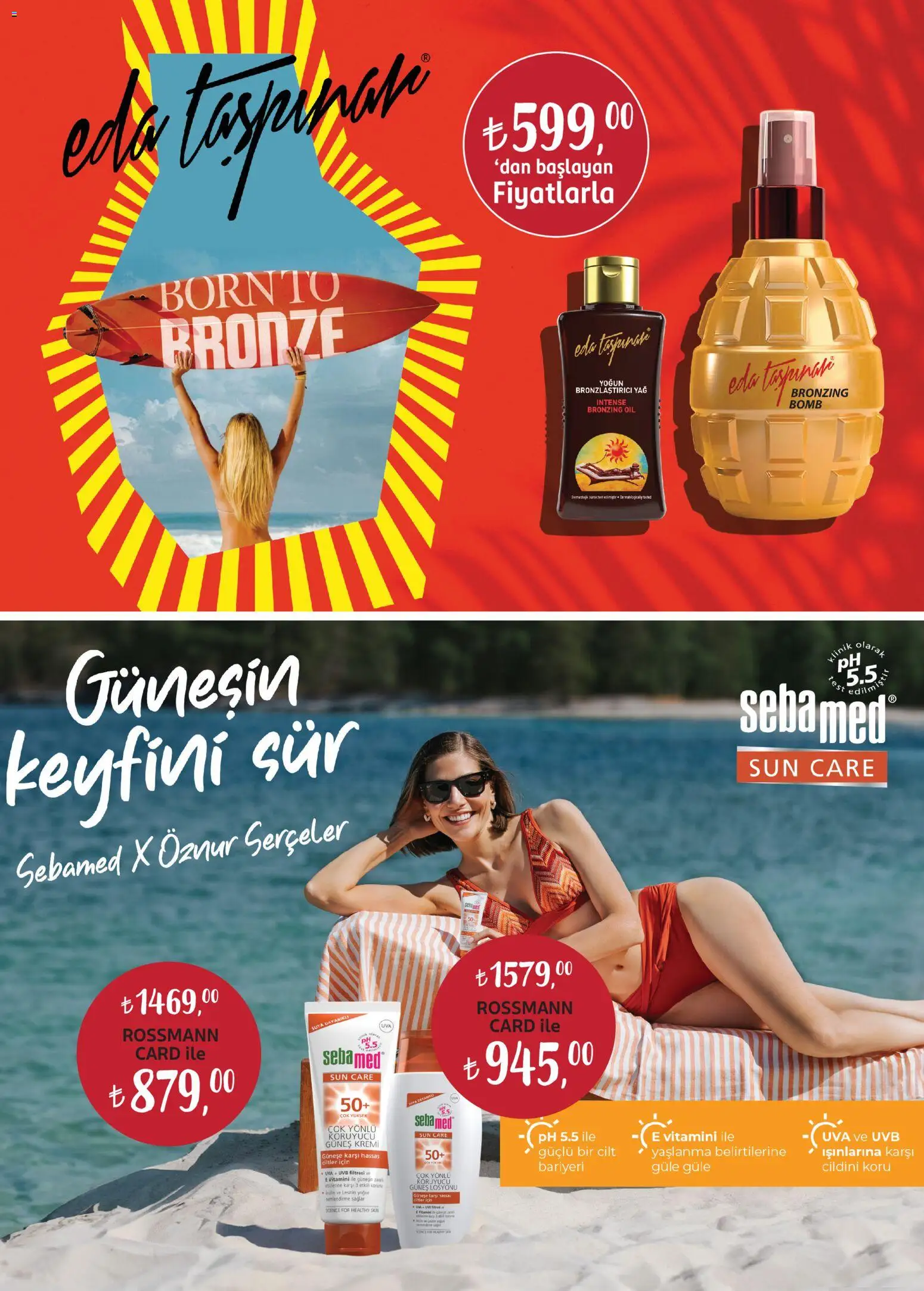 Rossmann İndirim - 01 Temmuz 2026 tarihinden itibaren geçerlidir | Sayfa: 26 | Ürünler: Güneş kremi, Bronzlaştırıcı