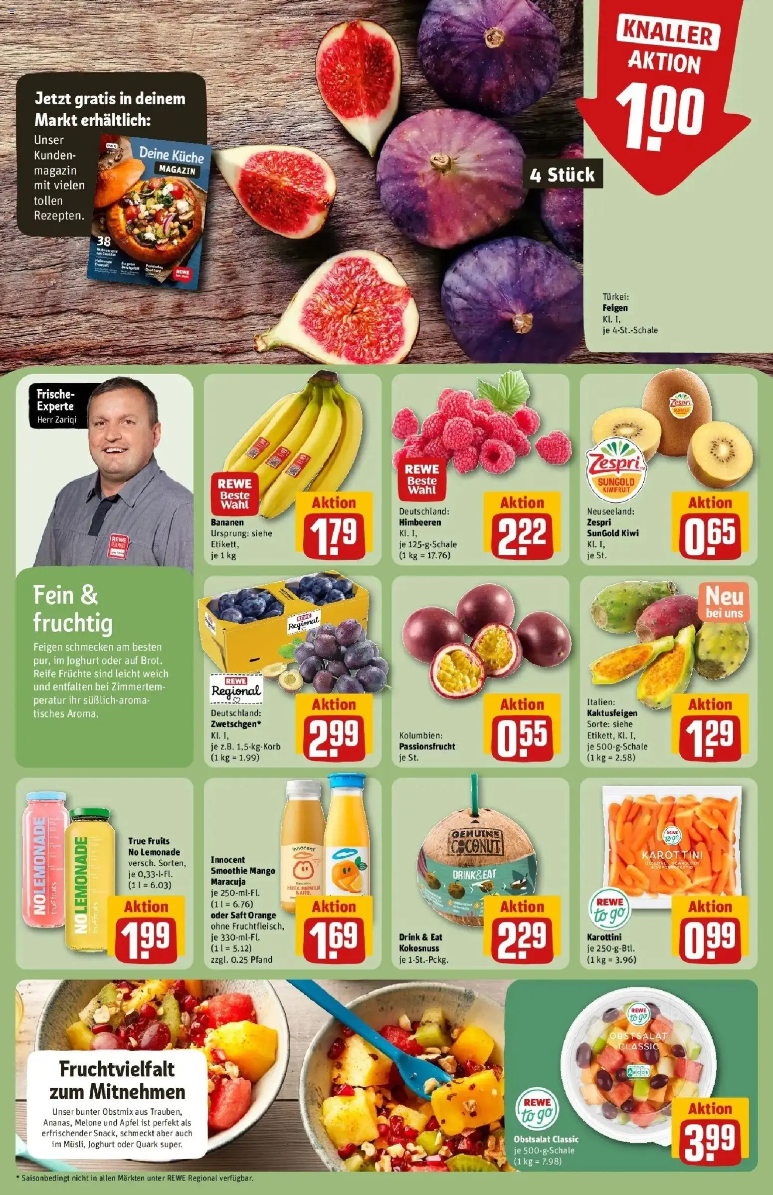 REWE Prospekt ab 07.09.2026 zum Blättern » Angebote | Seite: 6 | Produkte: Quark, Mango, Magazin, Melone
