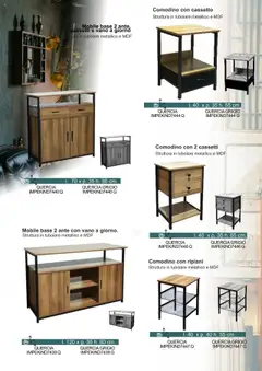 Anteprima del volantino Catalogo - Mobili Industrial La Prealpina valido a partire dal 30/12/2024 | Pagina: 4 | Prodotti: Mobile, Comodino