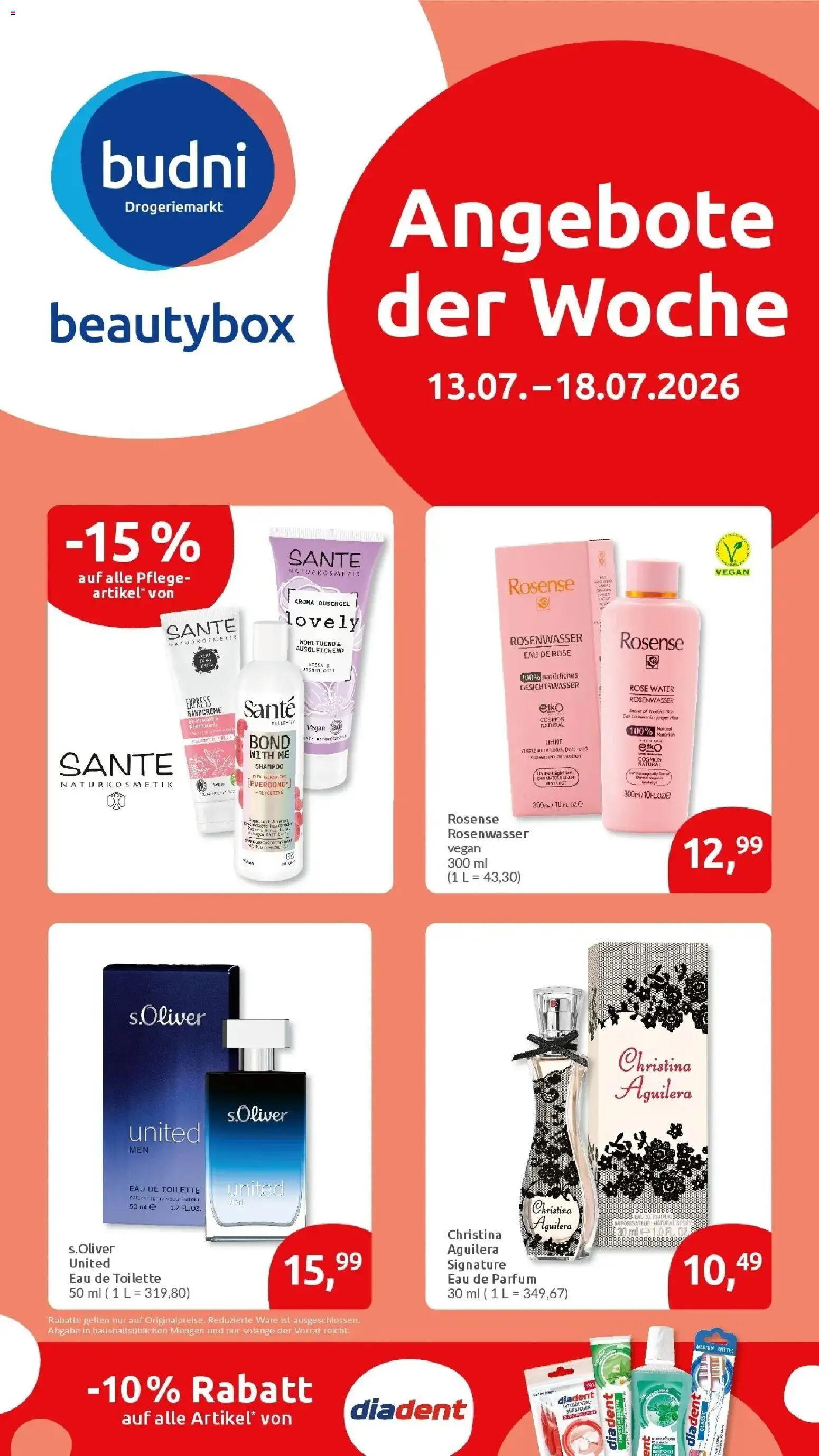 Edeka Prospekt Schorndorf – gültig ab 13.07.2026 | Seite: 55 | Produkte: Parfüm, Eau de Toilette, Handcreme, Eau de Parfum