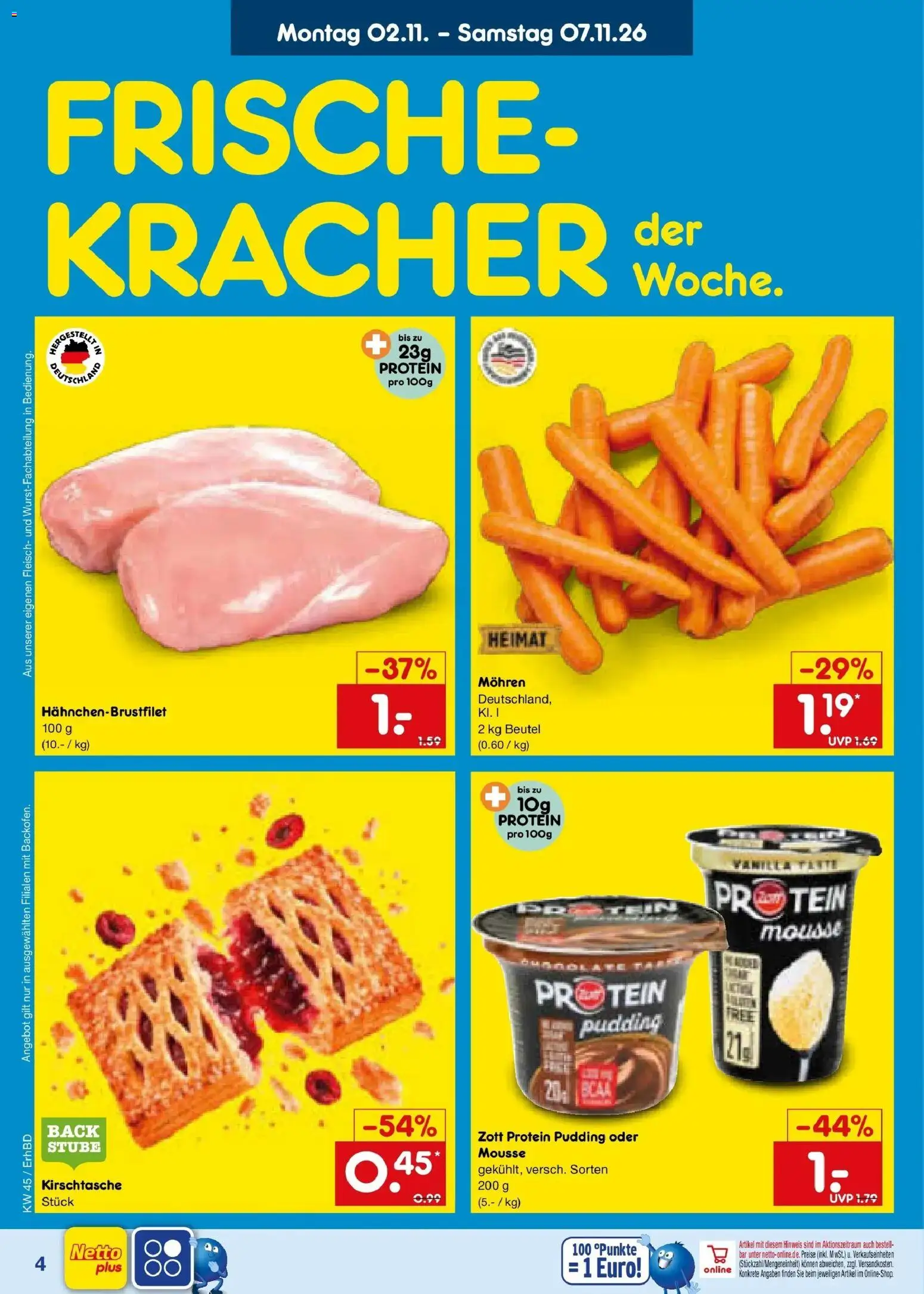 Netto Marken-Discount Prospekt Ergolding – gültig ab 02.11.2026 | Seite: 6 | Produkte: Pudding, Mohren, Fleisch