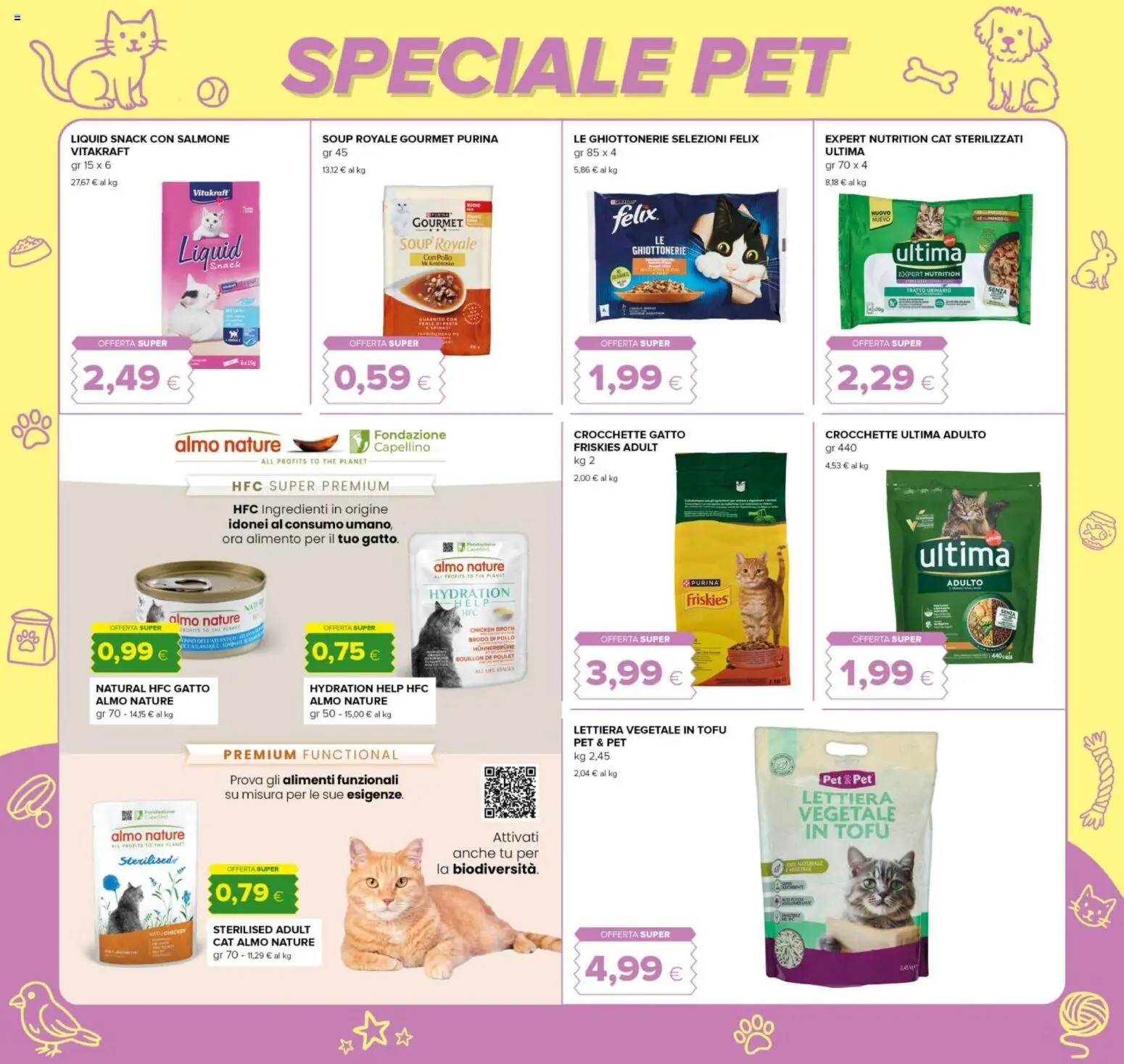 Volantino Tigre del 25/09/2026 | Pagina: 20 | Prodotti: Pollo, Crocchette, The, Crocchette gatto