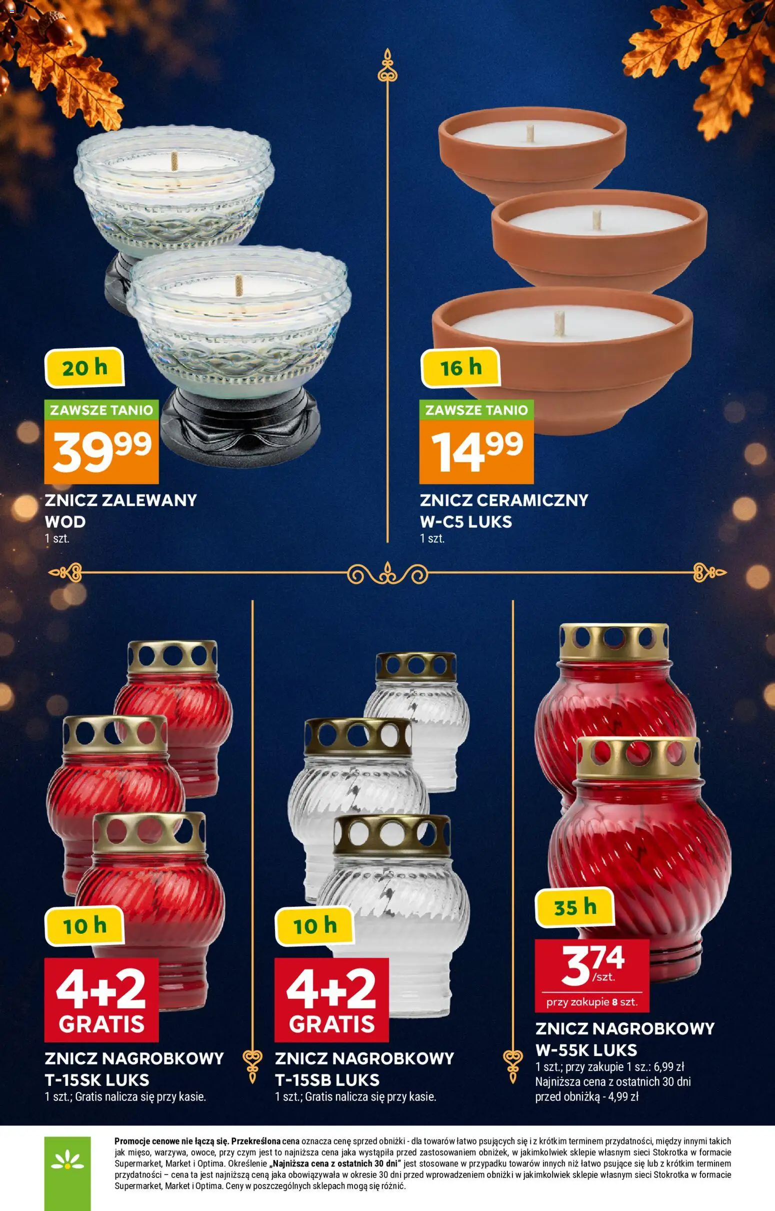 Stokrotka gazetka - Katalog Znicze II od 15.10.2026 | Strona: 6 | Produkty: Stokrotka