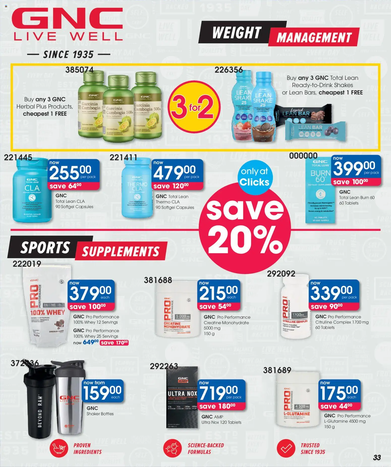 New Clicks catalogue – valid from 25/08/2026 | Page: 33