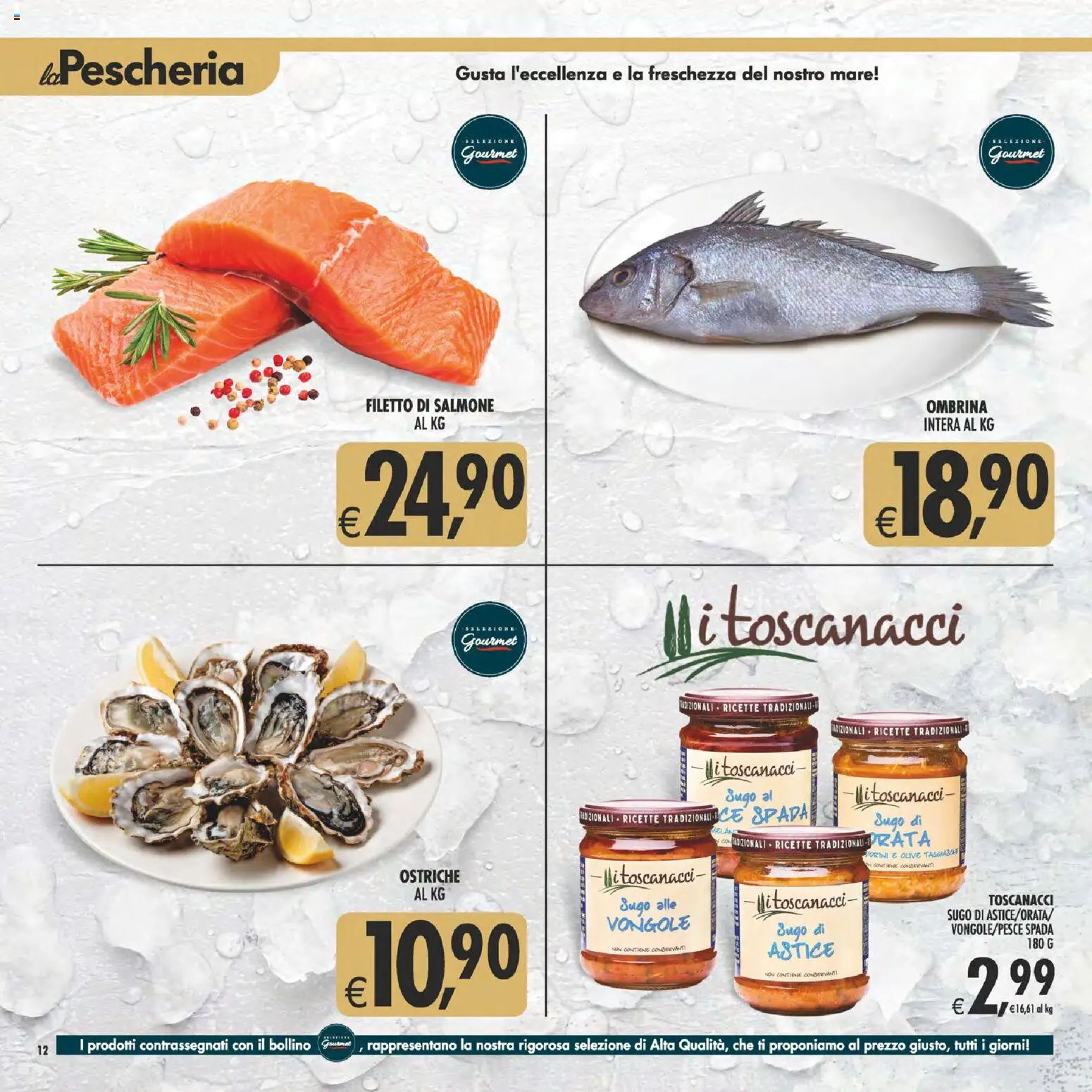 Volantino Decò del 28.04.2026 | Pagina: 12 | Prodotti: Salmone, Vongole, Astice, Sugo