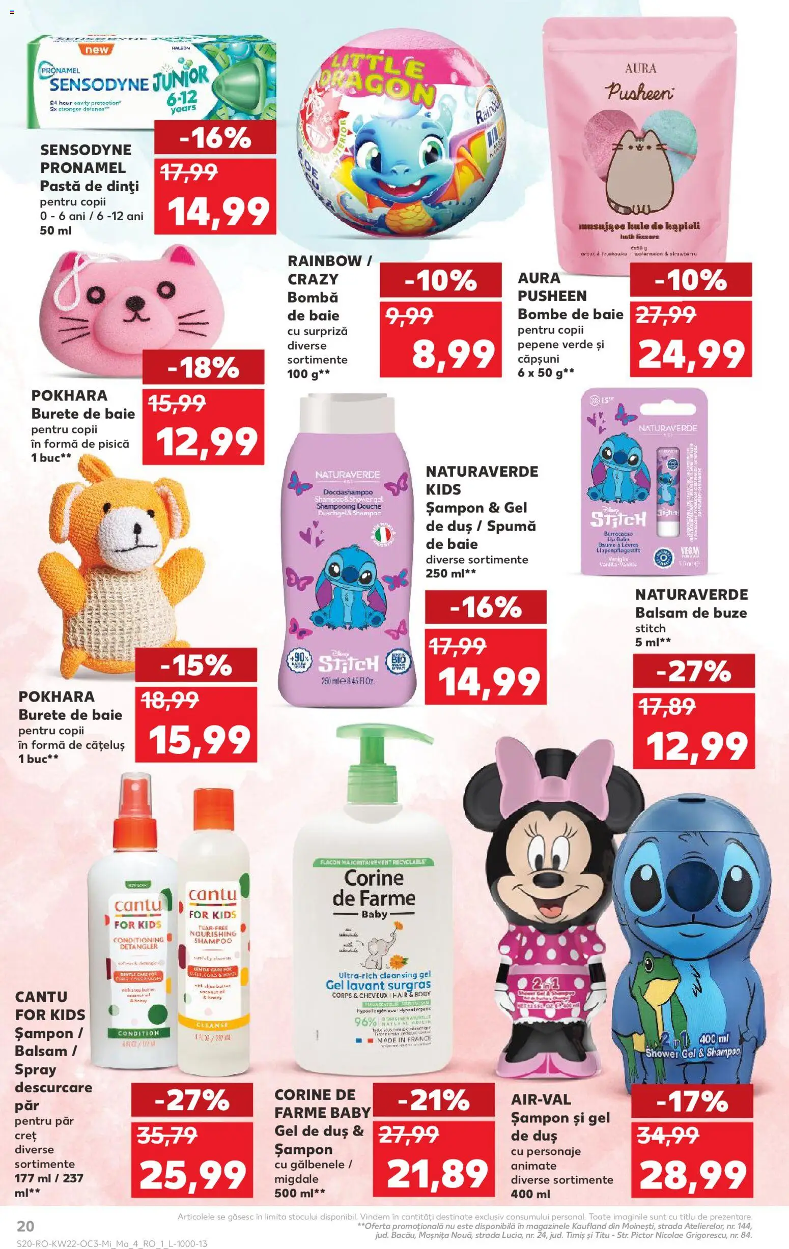 Noul catalog Kaufland – valabil de la 27.05.2026 | Pagină: 20 | Produse: Pepene Verde, Body, Balsam, Pastă de dinți