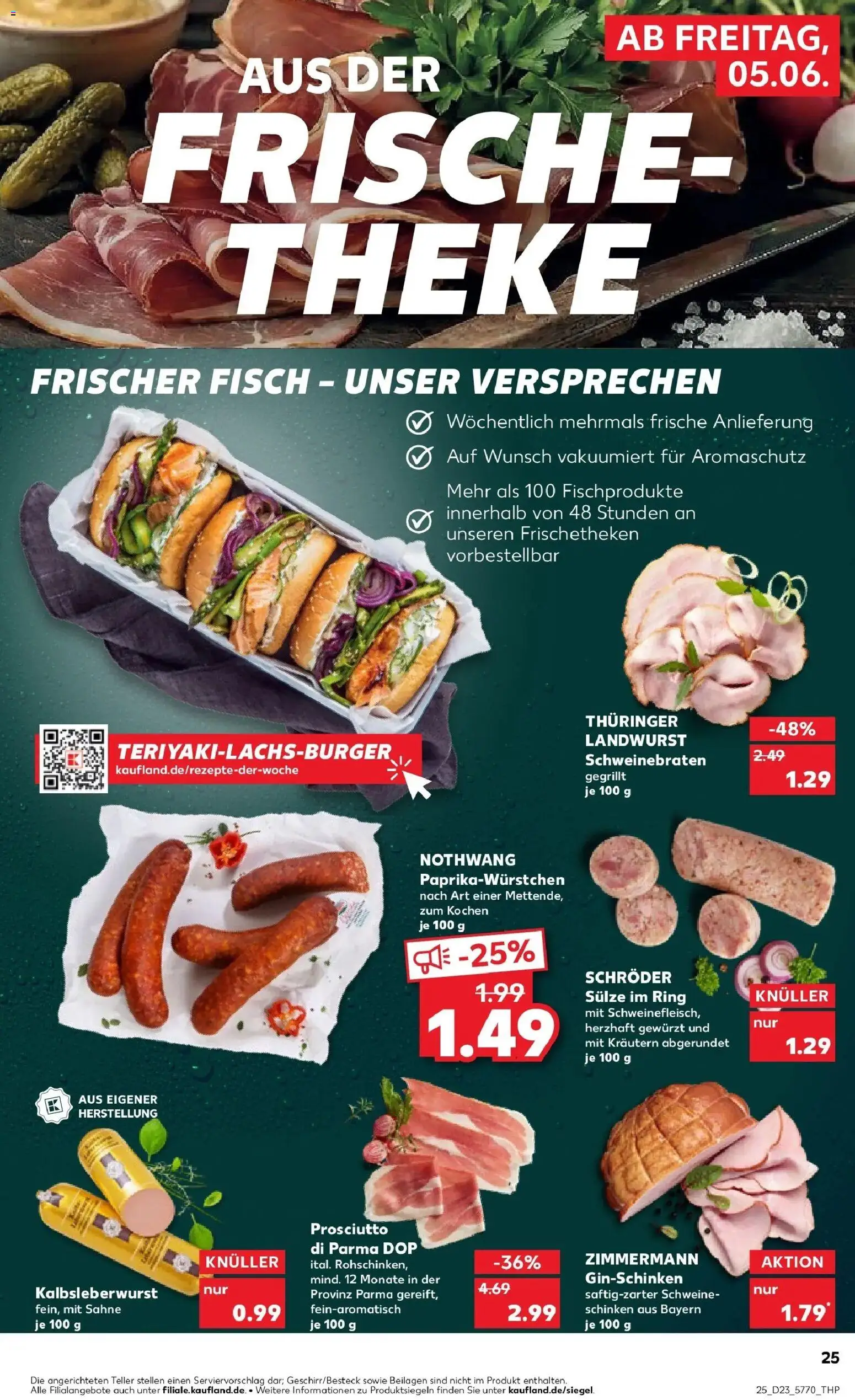 Kaufland Prospekt Bamberg – gültig ab 01.06.2026 | Seite: 32 | Produkte: Burger, Paprika, Schweinefleisch, Sahne