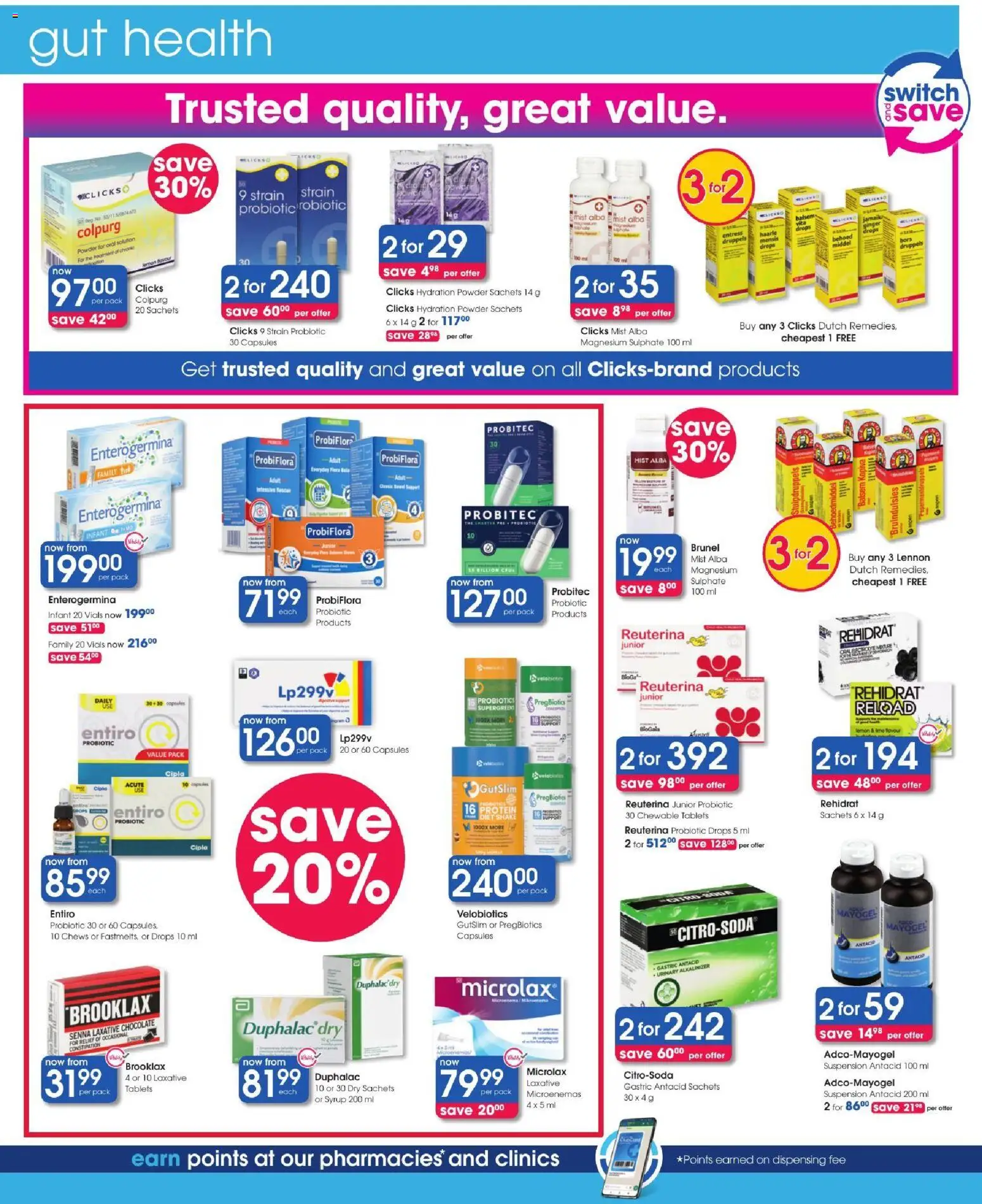 New Clicks catalogue – valid from 11/08/2026 | Page: 48 | Products: Protein, Chocolate, Powder, Lemon
