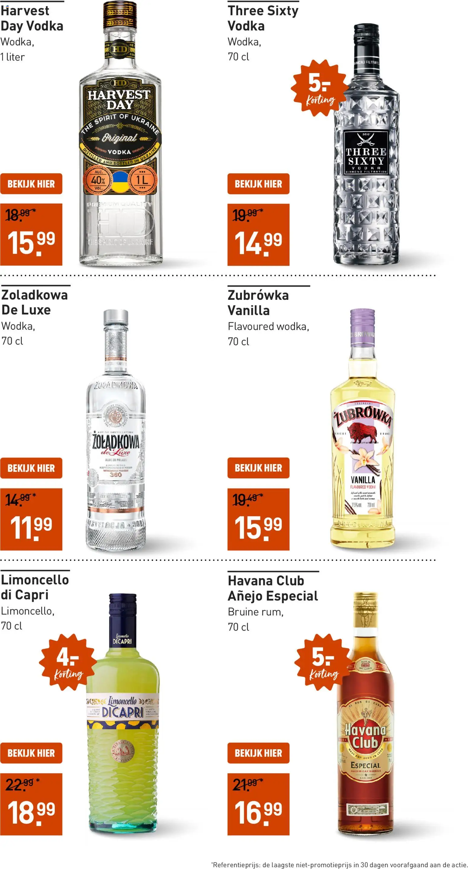 {H1} | Pagina: 24 | Producten: Vodka, Havana, Havana Club