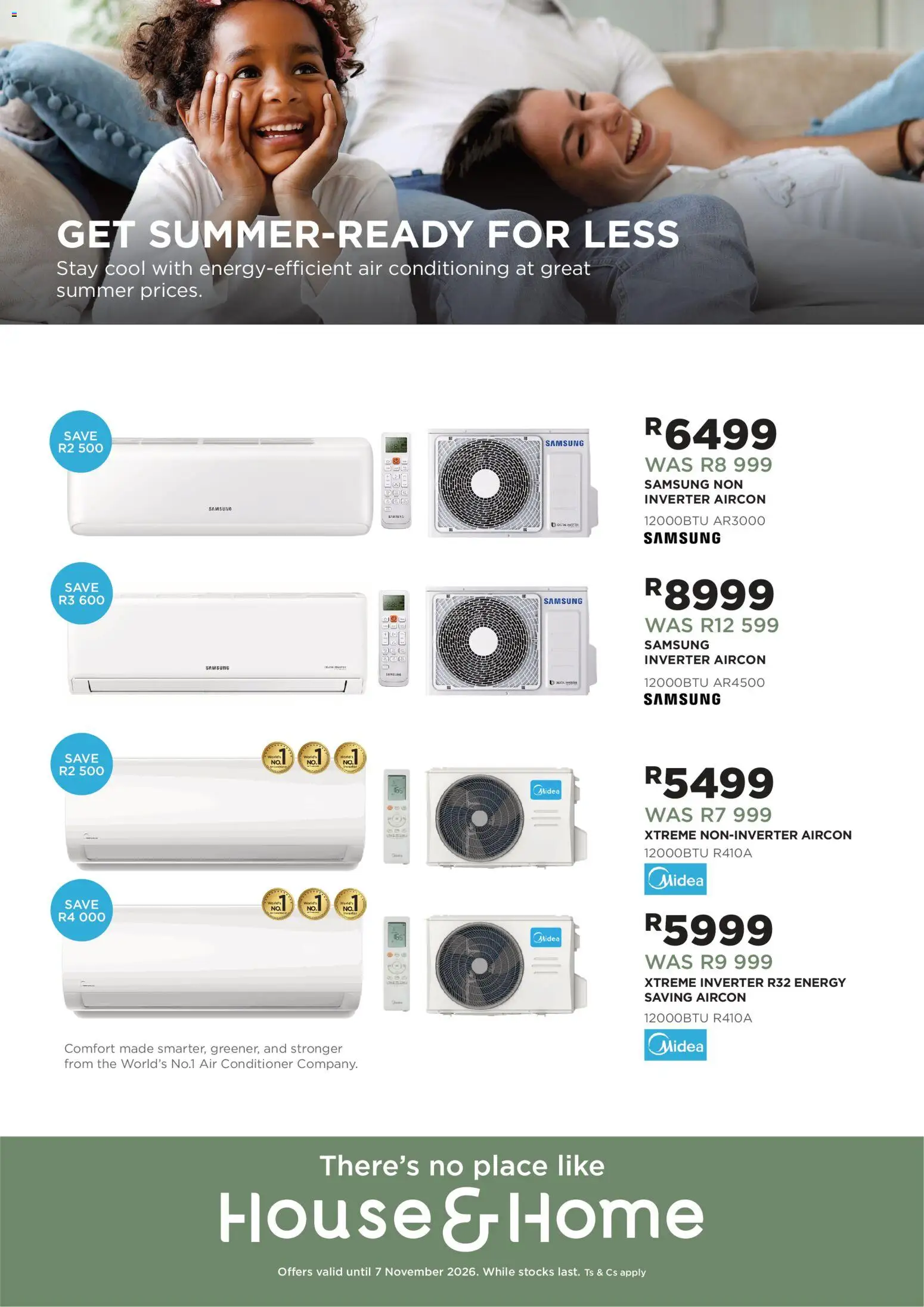 New House and Home catalogue – valid from 02/10/2026 | Page: 1 | Products: Air conditioner, Conditioner
