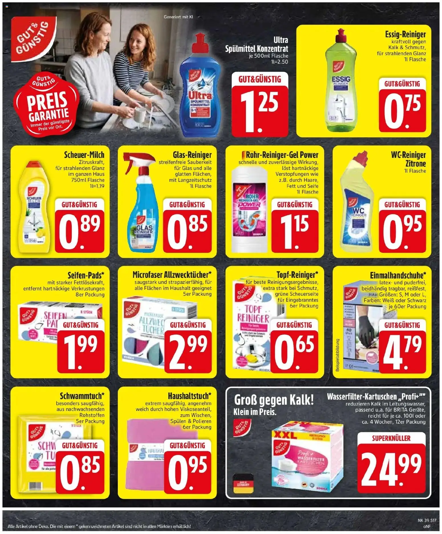 Edeka Prospekt Erdweg (ab 21.09.2026) » Angebote Online | Seite: 19 | Produkte: Essig, Seife, Kalk, Zitrone