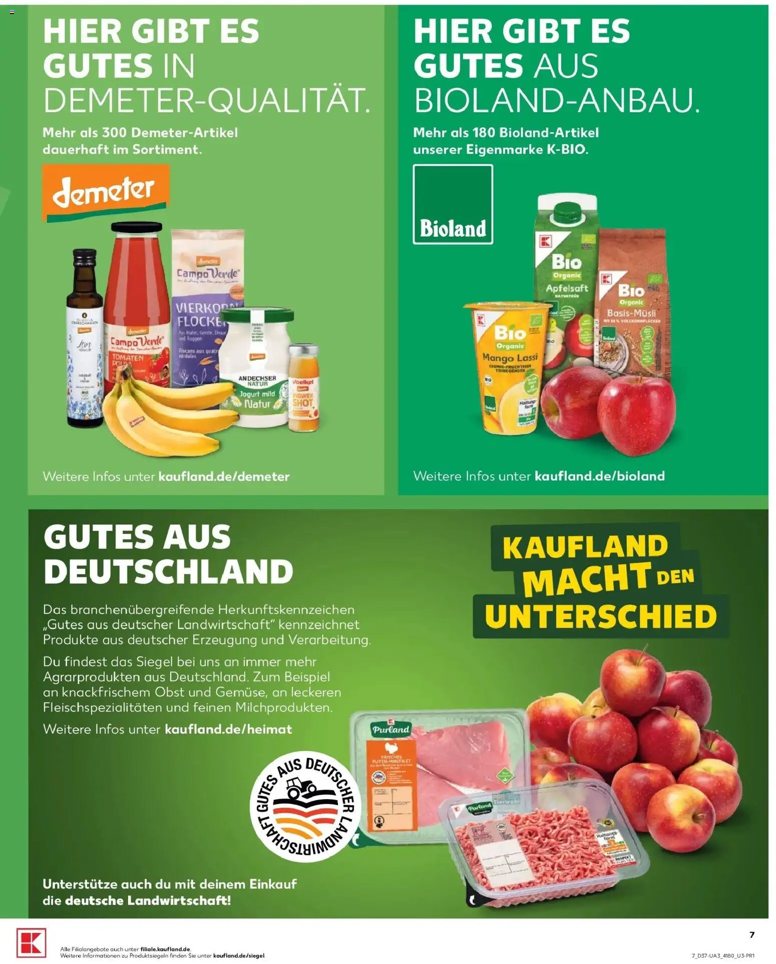 Kaufland Prospekt Dresden – gültig ab 10.09.2026 | Seite: 7 | Produkte: Tomaten, Apfelsaft, Obst, Mango