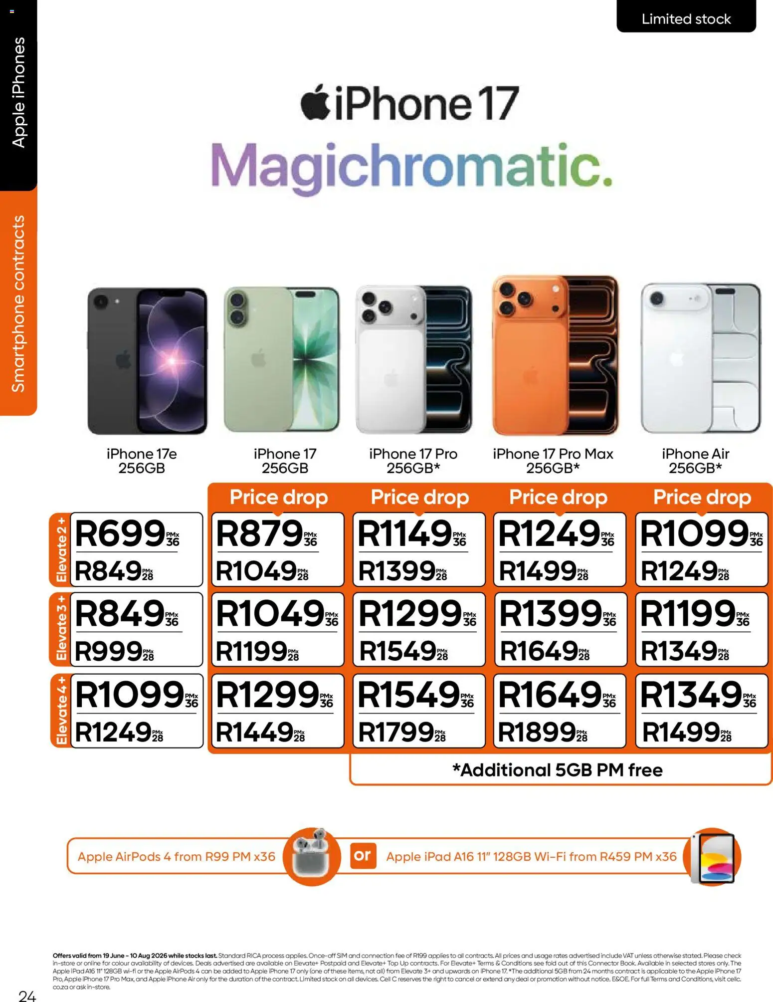 New Cell C catalogue – valid from 19.06.2026 | Page: 26