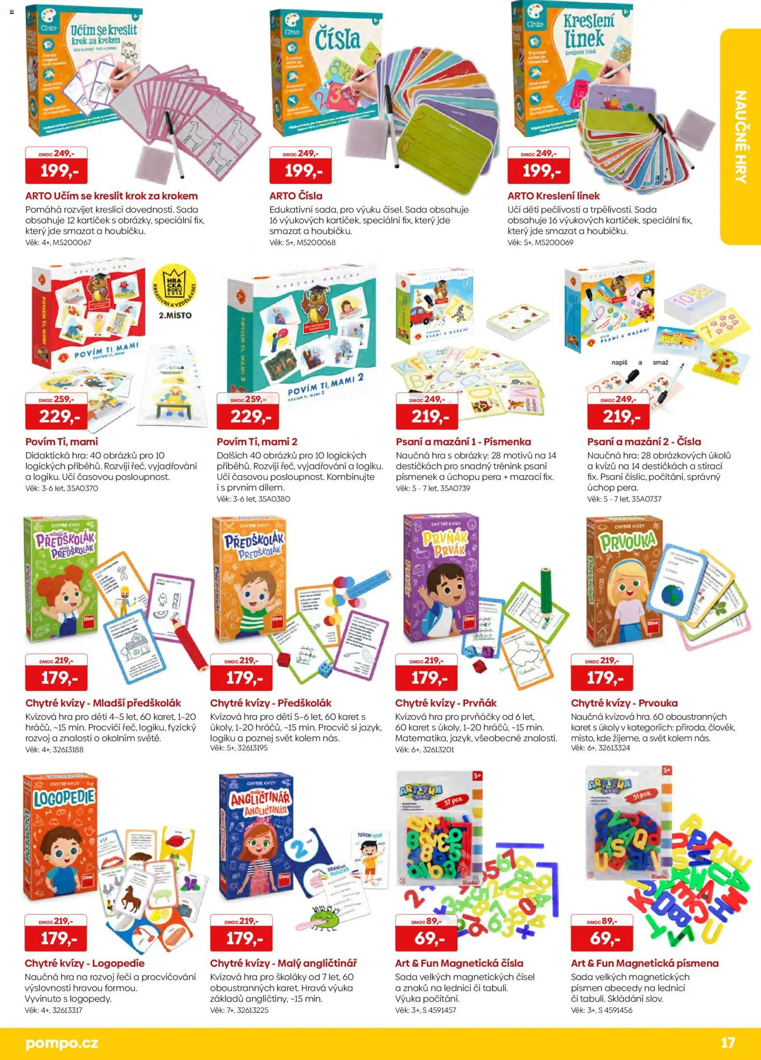 Pompo katalog Zpátky do školy 2026 od 20.07.2026 | Strana: 17 | Produkty: Monster, Hra
