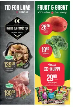 Forhåndsvisning av CC Mat kundeavis gyldig fra 28/09/2026 | Side: 4 | Produkter: Frukt, Lammelår, Brokkoli, Fårikålkjøtt