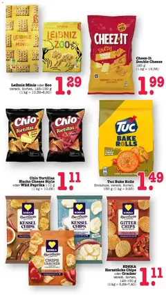 Chio Tortillas Nacho Cheese Style oder Wild Paprika, 110 g ab 27.04.2026 gültig | Seite: 57