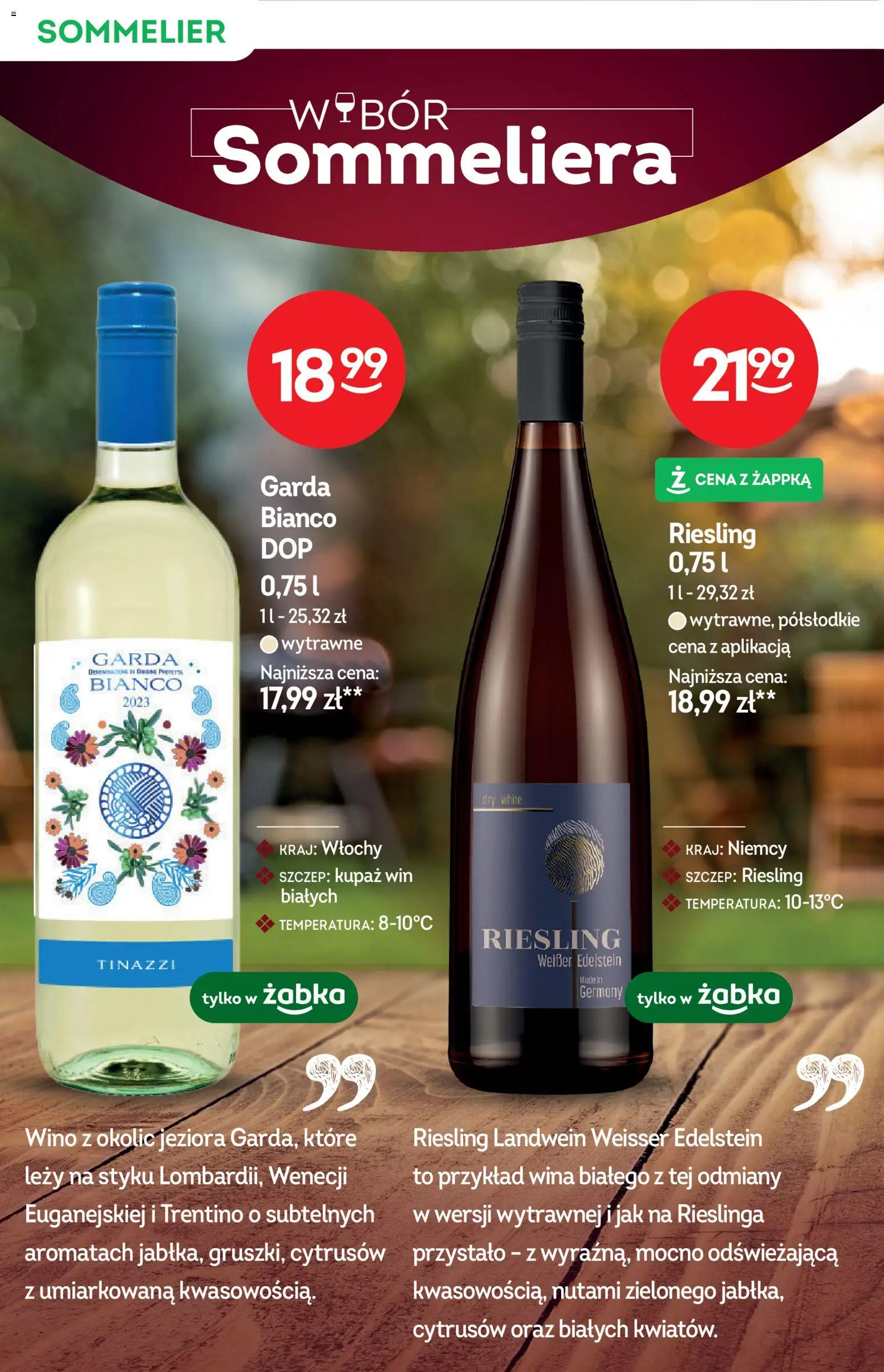 Żabka gazetka - Katalog win od 19.08.2026 | Strona: 8 | Produkty: Riesling, Wino