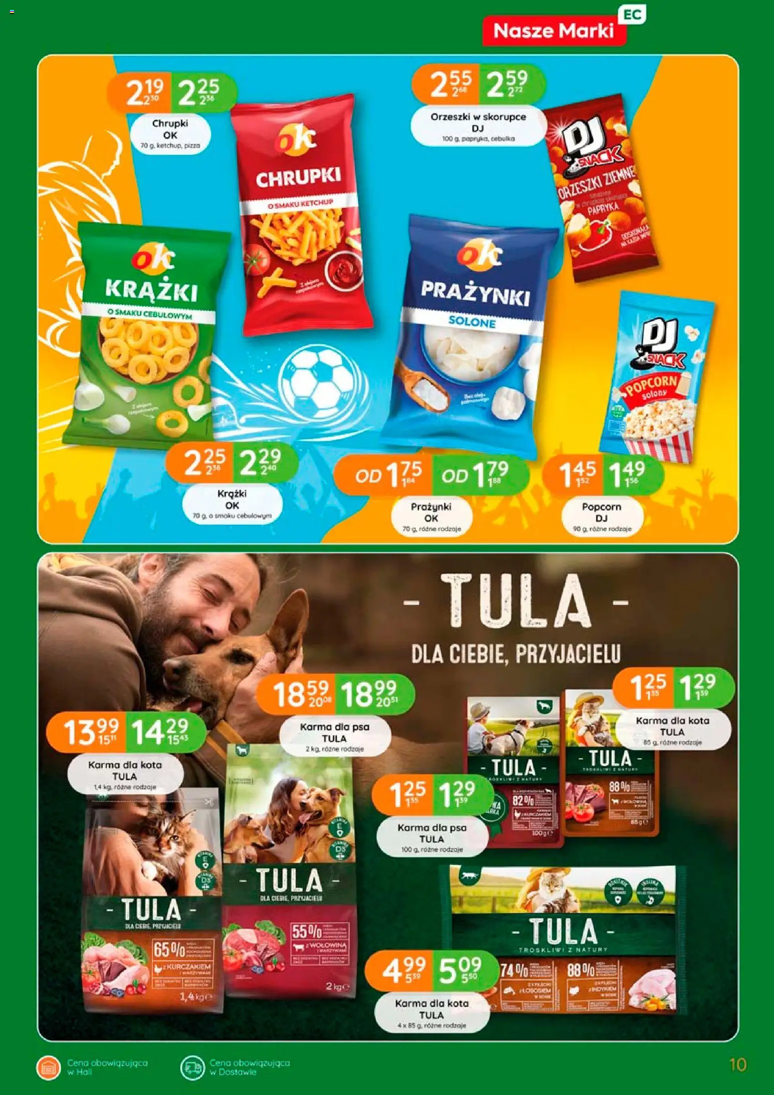 Eurocash gazetka od 28.05.2026 | Strona: 10 | Produkty: Orzeszki w skorupce, Chrupki, Popcorn, Wołowina