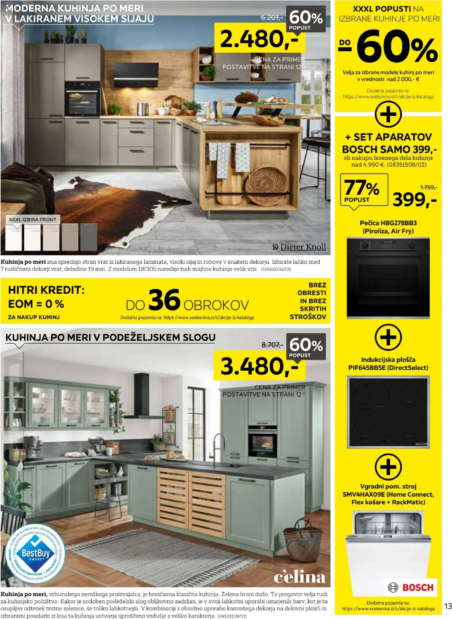 Novi XXXL Lesnina katalog ponudbe – veljaven od 28.09.2026 | Stran: 13 | Izdelki: Med, Pecica, Kuhinja, Zelena