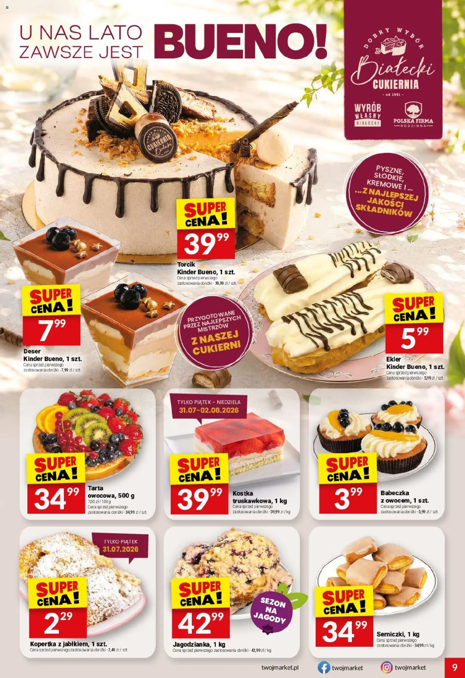 Twój Market gazetka od 29.07.2026 | Strona: 9 | Produkty: Jagody