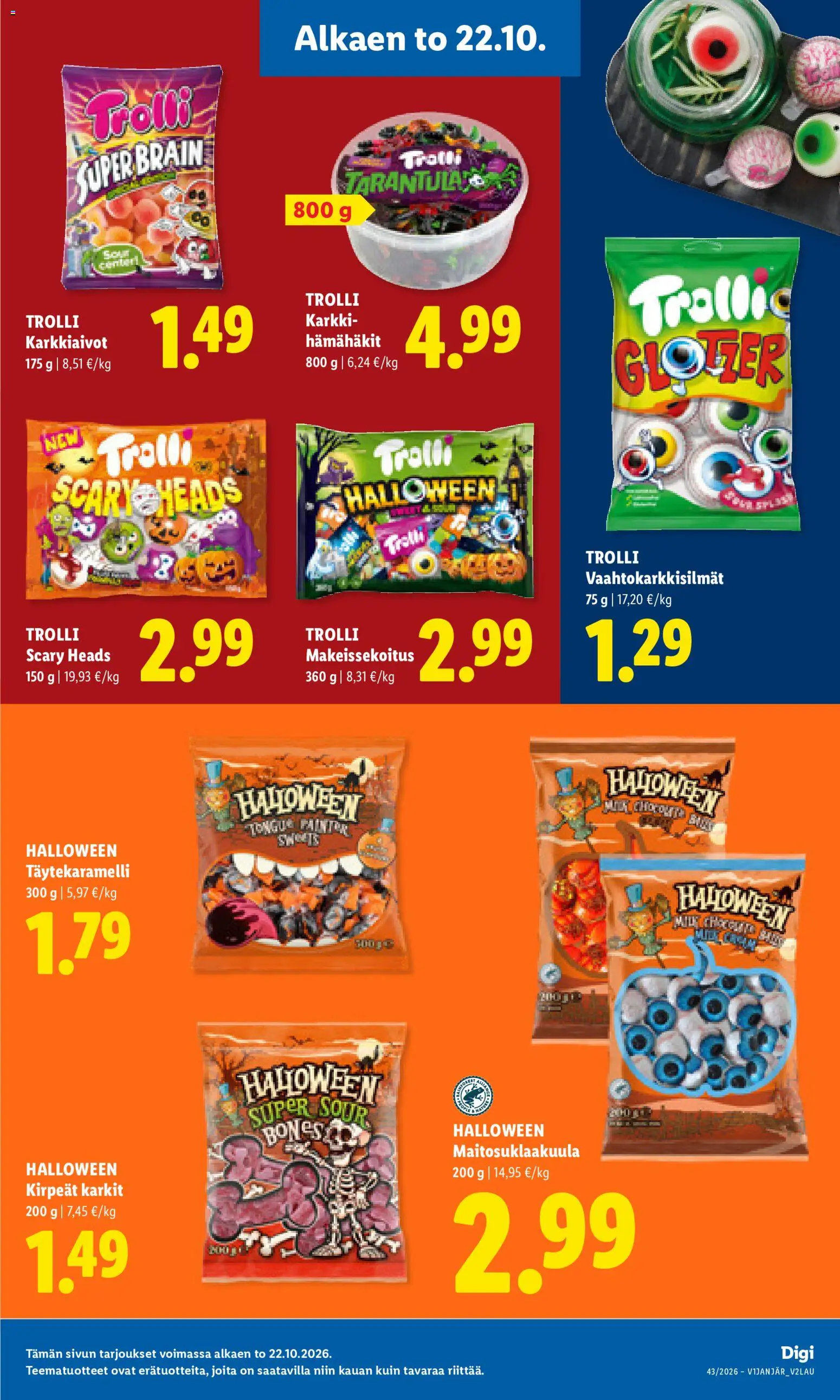 Lidl tarjoukset – voimassa 22/10/2026 alkaen | Sivu: 11