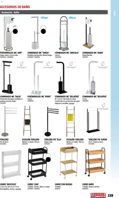 Vista previa Bauhaus ProService válido desde el 11/05/2026 | Página: 239 | Productos: Toallero, Estante, Baño