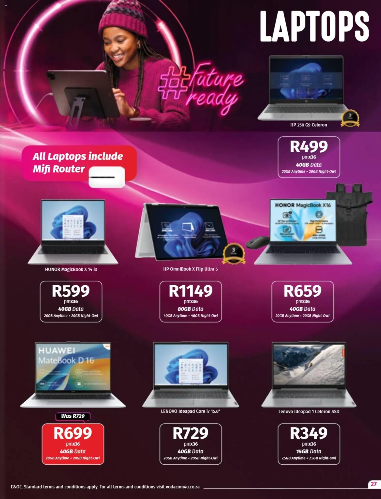 New Vodacom catalogue – valid from 07/08/2026 | Page: 27 | Products: Data, Router