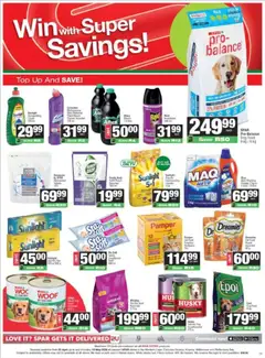 Spar specials catalogue – valid from 22.04.2026 | Page: 13 | Products: Detergente líquido, Cat food, Dog food